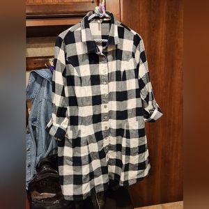 Blue sky flannel